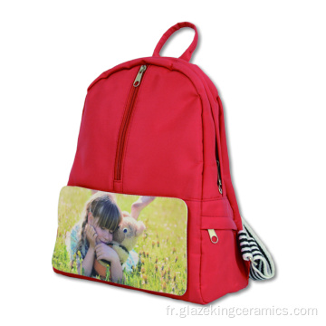 Sacs sacs de sac à dos pour enfants rouge durable